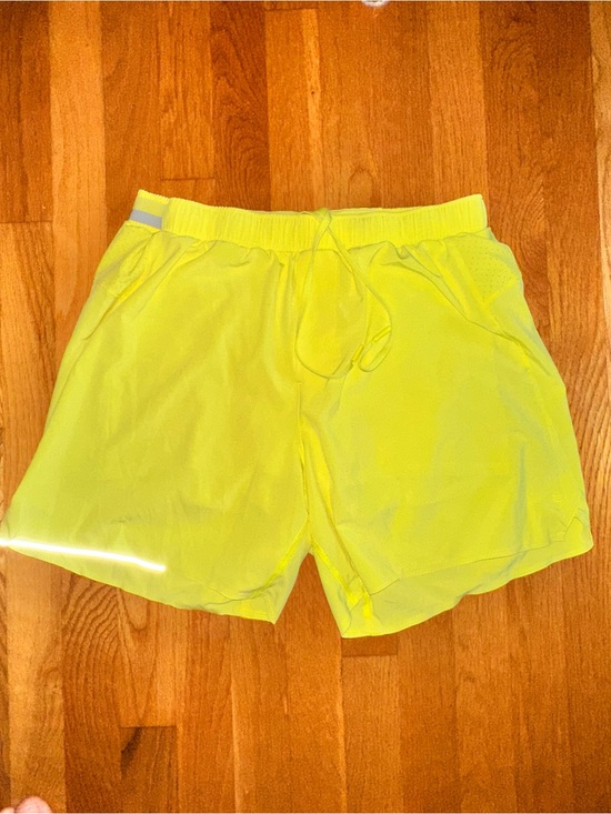 lululemon athletica Other - lululemon athletica Neon Yellow Men's Athletic Shorts